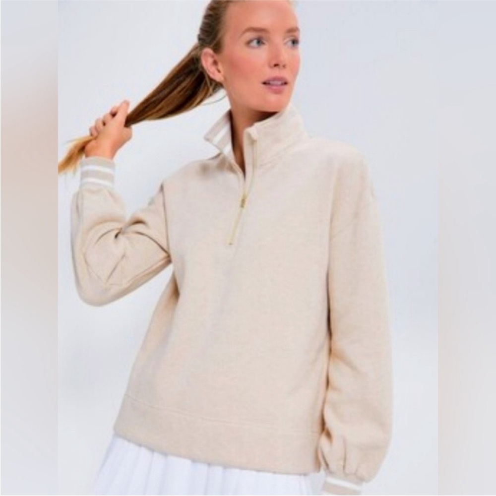 Tuckernuck Heathered Oatmeal Carlson Pullover